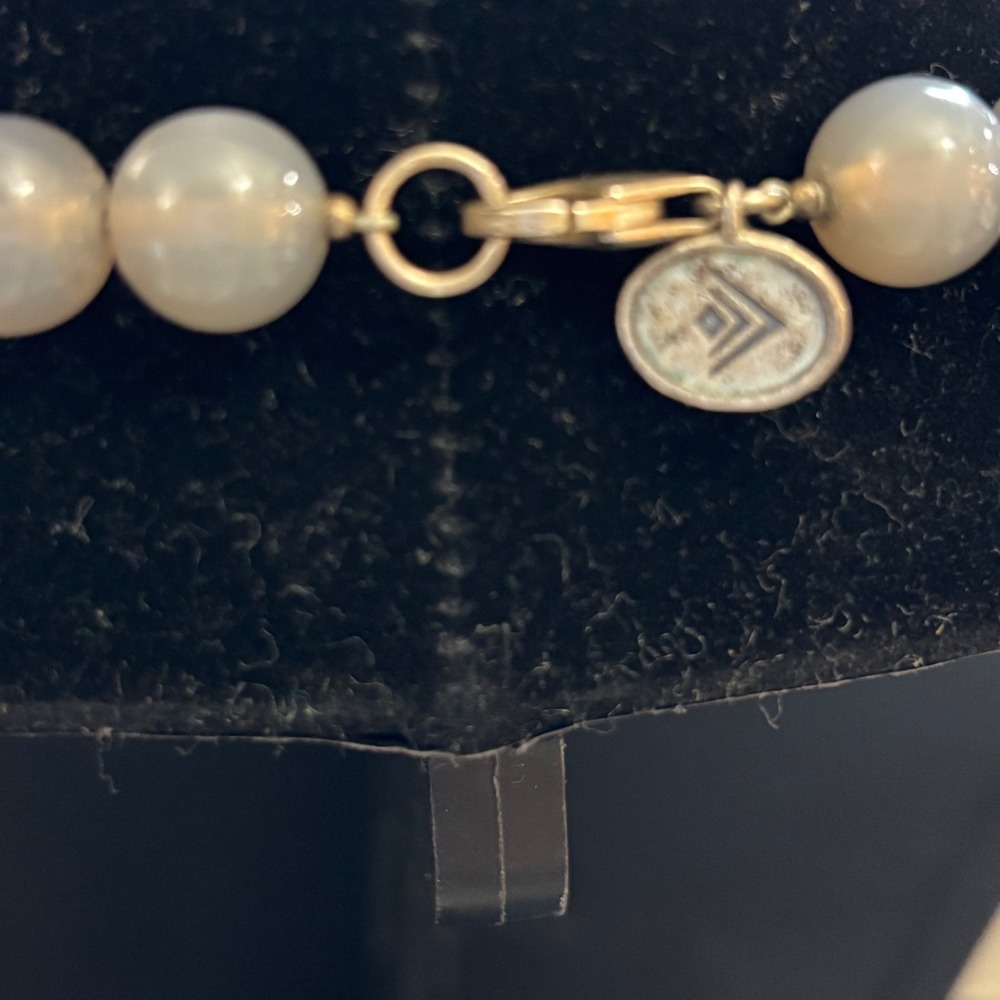 Silpada "Ode to Gold" 925 Natural Agate Hematite Druzy Beaded Necklace 32" - Picture 6 of 10
